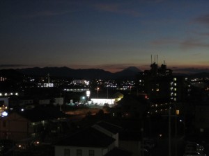 Fuji crépuscule